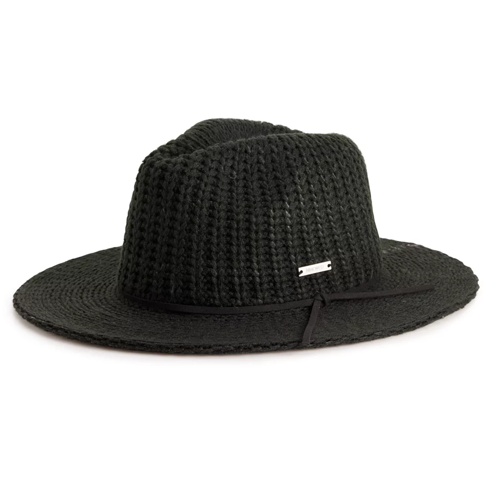 Women's Nine West Ribbed Knit Packable Panama Hat 4 Women's Nine West Ribbed Knit Packable Panama Hat - Image 2