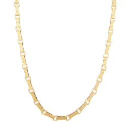Nine West Gold Tone Textured Collar Necklace