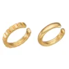 Nine West Gold Tone Ear Cuffs 2-Piece Set