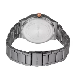 Nine West Women's Flower Dial Two Tone Watch -Deals My Glow Wardrobe Store 6024068 ALT