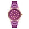 Nine West Women's Pink Band & Dial Watch