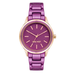 Nine West Women's Pink Band & Dial Watch