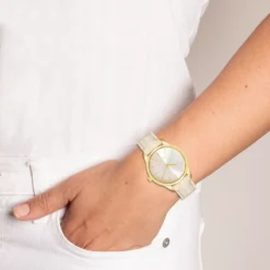 Nine West Women's Split Dial Strap Watch 10 Nine West Women's Split Dial Strap Watch -Deals My Glow Wardrobe Store 6024082 ALT4