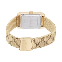 Nine West Women's Silver Tone Metal Mesh Watch -Deals My Glow Wardrobe Store 6024088 ALT