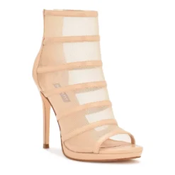 Nine West Larang Women's Heeled Ankle Boots -Deals My Glow Wardrobe Store 6038078 Light Natural