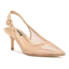 Nine West Alots Women's Slingback Heels -Deals My Glow Wardrobe Store 6097971 Light Natural