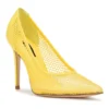 Nine West Flings Women's Stiletto Heels 1 Nine West Flings Women's Stiletto Heels -Deals My Glow Wardrobe Store 6097972 Yellow