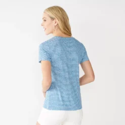 Women's Nine West Essential V-Neck Tee -Deals My Glow Wardrobe Store 6172031 ALT