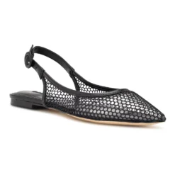 Nine West Branid Women's Slingback Flats -Deals My Glow Wardrobe Store 6179425 Black